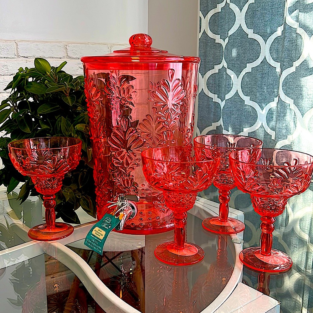 The Pioneer Woman Sunny Days Beverage Dispenser Set